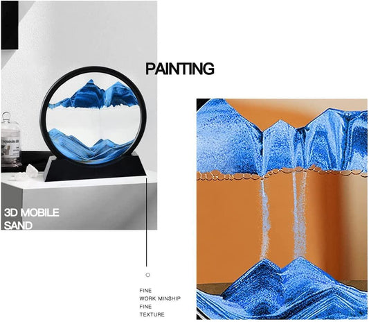 3D Moving Sand Art – Relaxing Desktop Decor